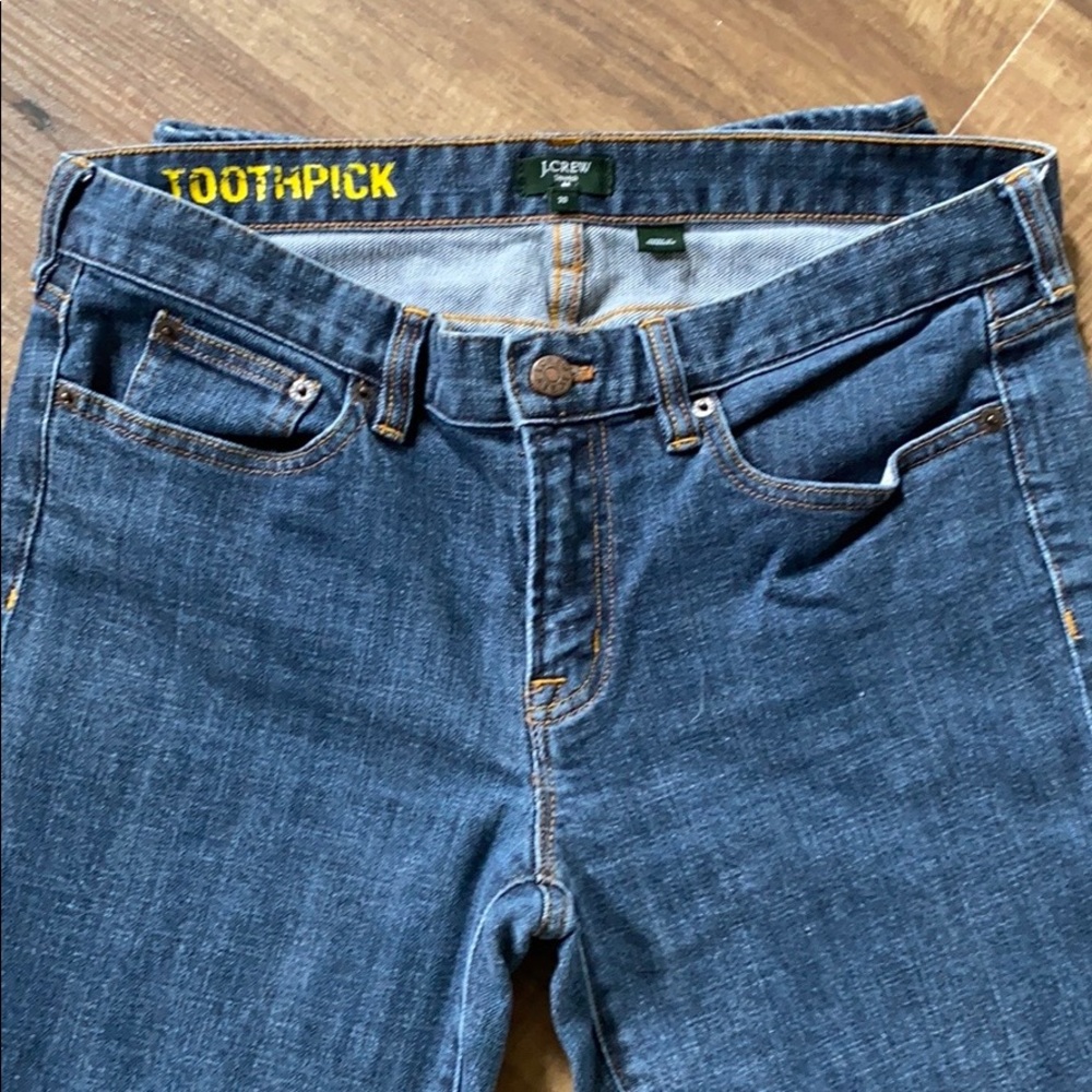 JCrew Toothpick Stretch Jeans - Picture 2 of 3